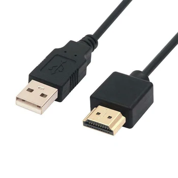 Кабель питания USB к HDMI-Совместимые Кабели Зарядного устройства от Мужчины к Мужчине, Адаптер-Разветвитель Зарядного кабеля Для Смарт-устройства USB 2.0 к HDMI