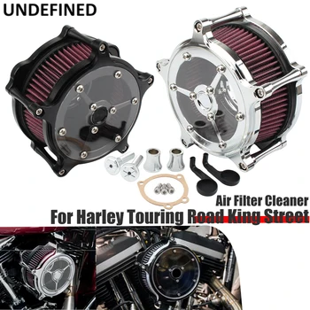 Воздушный фильтр Для Harley Touring Road King Electra Glide 2008-2016 Softail FXDLS, комплект воздухоочистителя для мотоцикла Chorme Clarity