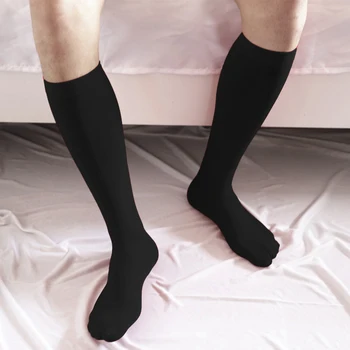 Мужские Сексуальные Ультратонкие носки, Чулки, Мягкие Эластичные Невидимые Бесшовные носки-трубки до колена, Носки для платья, Подарки для мужчин Экзотической формы