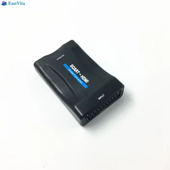 Конвертер SCART в HDMI Видео Аудио Адаптер для телевизора, DVD, телеприставки, HD плеера, Игровой консоли 1080P/720P R17