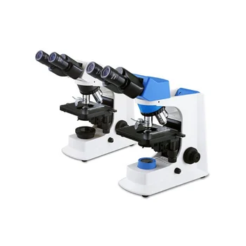Тринокулярный фазово-контрастный микроскоп для лабораторного анализа крови