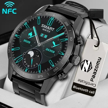 2023 Новые Смарт-Часы Мужские Часы NFC Smartwatch Роскошные Спортивные Часы В Механическом Стиле GPS Трекер Фитнес-Браслет Наручные Часы