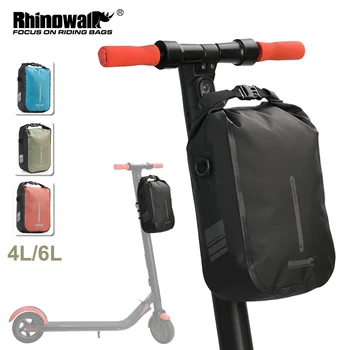 Сумка для электрического скутера Rhinowalk, Аксессуары, сумка для автомобиля, Быстросъемная, 100% Водонепроницаемая, 4Л, 6Л, сумка для вилки для электрического велосипеда, Спортивный Скутер