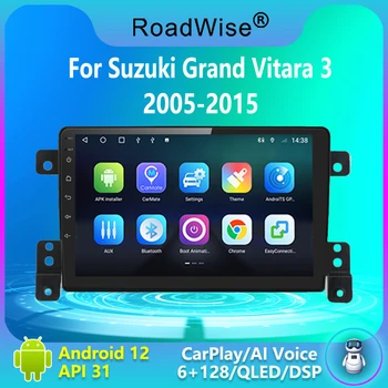 8 + 256 2 Din Android Автомобильный Радиоприемник Мультимедийный Carplay Для Suzuki Grand Vitara 3 2005-2015 4G Wifi GPS DVD DSP IPS 2din BT Авторадио