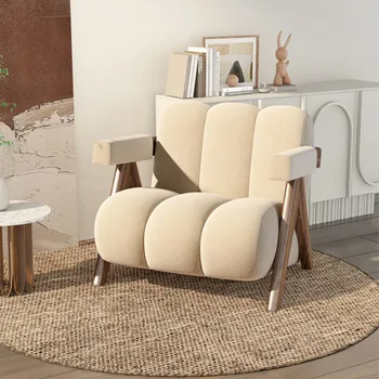 Кресло с откидной спинкой, Мобильные стулья для гостиной, Гостиная в скандинавском стиле, Мобильная спальня, Роскошное дизайнерское кресло, современная мебель для салона Fauteuil