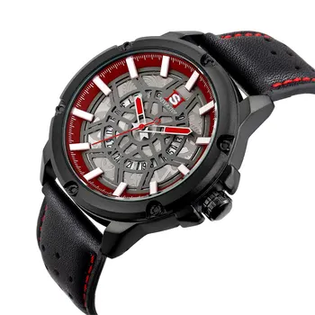 Модные мужские роскошные водонепроницаемые кварцевые спортивные часы с хронометражем из нержавеющей стали
