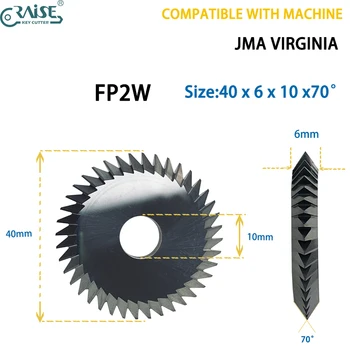 Фреза JMA 40X6X10 FP2W из карбида, Слесарные инструменты для вторичного рынка Вирджинии