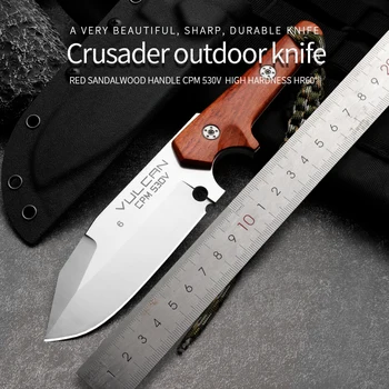 CPMS30V открытый охотничий нож высокой твердости, открытый нож с фиксированным лезвием, военный спасательный нож, ножи Боуи, подарок для мужчин