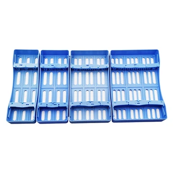 Коробка для размещения стоматологической стерилизации Лоток Пластиковая Стерилизационная коробка Автоклавируемая
