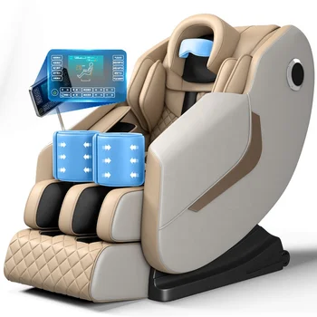 Роскошное кресло-массажер для Шиацу с нулевой гравитацией SL Track 4D, кресло-массажер для тела, сенсорное массажное кресло