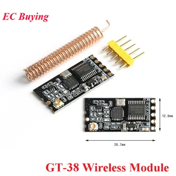 GT-38 SI4438/4463 433 МГц WIFI Беспроводной Модуль Последовательного Порта Однокристальный Порткоммуникационный 1200 М Интерфейс UART GT38