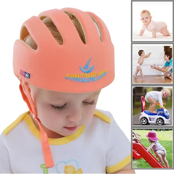 Детская шляпа, шлем, защита от Столкновений, Панама для малышей, Защитная мягкая шапочка для детей, шляпа