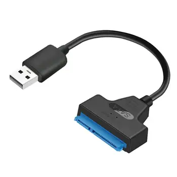 Кабель USB SATA 3 Адаптер Sata-USB 2.0 До 480 Мбит/с Поддержка 2,5-дюймового внешнего SSD HDD жесткого диска 22-Контактный Кабель-адаптер Sata III