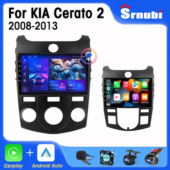 Android 11 Автомагнитола для KIA Forte Cerato 2 TD 2008 2009-2013 Мультимедийный плеер Carplay 2 Din Стерео GPS DVD Головное устройство