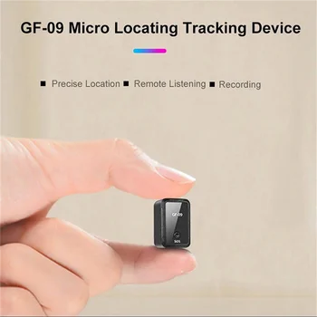 GF09 GPS Трекер приложение Дистанционное управление Противоугонный автомобильный локатор Поддержка записи голоса Защита от потери для пожилых людей и детей