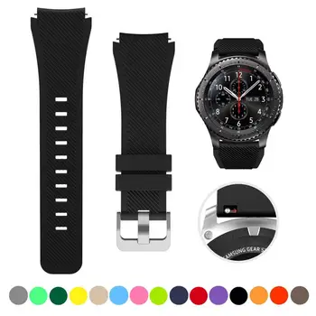 22 мм Силиконовый Ремешок Для Samsung Watch 3/Gear S3, Спортивный браслет Huawei Watch 3/GT2 Pro, браслет для Amazfit GTR/Stratos