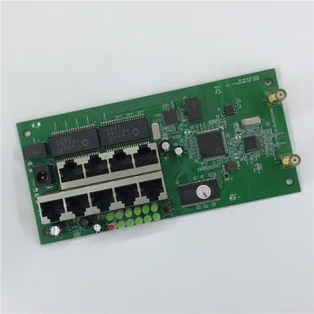 QE99 9-портовый маршрутизатор draadloze модуль moederbord на заказ schroef gat metalen shell breedband snelle thuis kit 2.4g draadloze