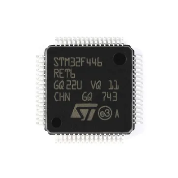 10 шт./лот Микроконтроллеры STM32F446RET6 LQFP-64 ARM - Высокопроизводительная базовая линейка MCU, Arm Cortex-M4 core DSP & FPU, 512 K
