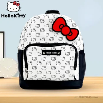 Sanrio Hello Kitty, Милые сумки, Легкий Рюкзак, Женские 2023, Новые Модные Водонепроницаемые Кожаные Повседневные мини-рюкзаки, сумка через плечо