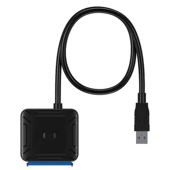 Кабель-адаптер Sata к USB 3,0, кабель USB к SATA 3, Поддержка 22-контактного 2,5 3,5-дюймового внешнего жесткого диска SSD, Подходит для подключения жесткого диска к компьютеру