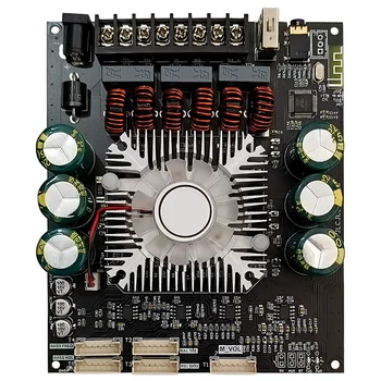 TDA7498E Аудиоусилитель Свинцового Типа Мощностью 160 Вт * 2 + 220 Вт 2,1-Канальный BT Сабвуфер с высокими басами 5.1 AMP Wuzhi Audio APP