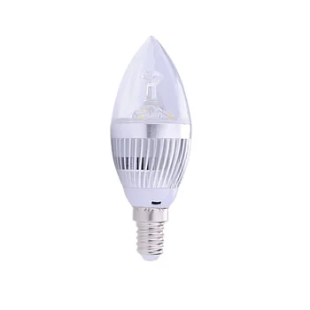 E14 Led Candle Light 3W Лампа Высокой Мощности С Регулируемой Яркостью Для Хрустальных Люстр 110V 220V 230V 240V 2700k 3000k 4000k 6500k