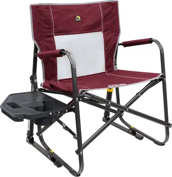 Rocker XL Портативное Складное Кресло-качалка, Походное Кресло на открытом Воздухе с Приставным Столиком Складной стул Рыболовные принадлежности Складной s