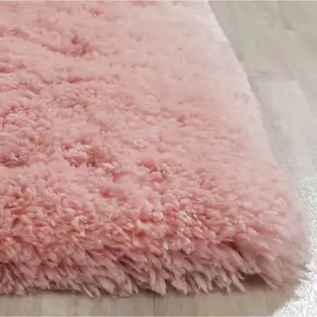 Однотонный ворсистый коврик из полиэстера, Розовый, 2 'x 3' Tapetes para habitación, Ковровая плитка Alfombra cocina, Ковровая дорожка для прихожей, lon
