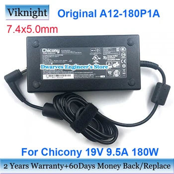 Подлинный 19V 9.5A A12-180P1A Chicony Адаптер переменного тока Зарядное устройство для Ноутбука Msi GL73 GP73 GEN 8750H 180 Вт 7,4x5,0 мм