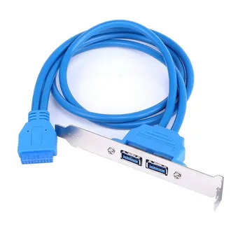 Основная плата ANPWOO USB 3.0 для передачи 20-контактного двойного кабеля передачи USB3.0/USB3.0 для задней перегородки шасси
