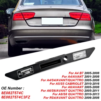 Накладка для подсветки номерного знака Багажника В Сборе 8E0827574C3FZ для -A4 S4 A5 S5 A6 S6 A8 S8 RS4 Автомобильные Аксессуары