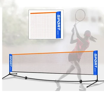 Портативная Теннисная Сетка Для Профессиональной спортивной Тренировки На открытом Воздухе Стандартная Крытая Складная Сетка Для теннисных мячей 3,1 Метра Доступно 6,1 метра