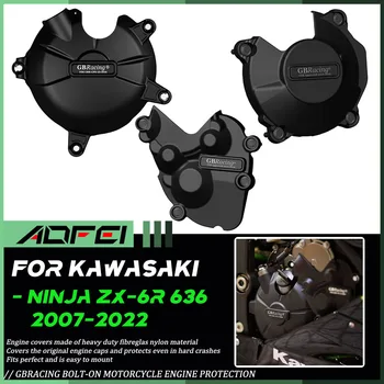 Защита крышки двигателя мотоциклов Импульсные Чехлы Чехол для GB Racing для KAWASAKI ZX-6R 636 2007-2023 Аксессуары для мотоциклов