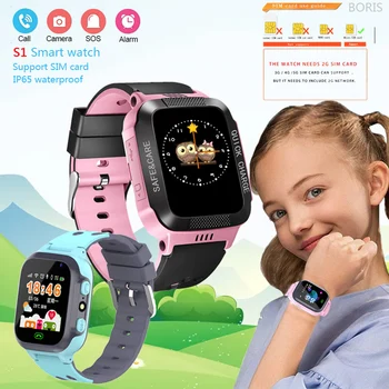 Xiaomi S1 Смарт-часы для детей, мальчиков и девочек, 2G LBS, телефонные часы для звонков, HD-камера, SOS, голосовой чат, детские умные часы для Android Ios