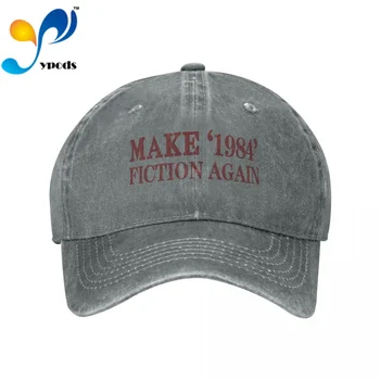 Make 1984 Fiction Again Женская Мужская хлопковая бейсболка Унисекс, повседневные кепки, уличные шляпы-снэпбэк для дальнобойщиков