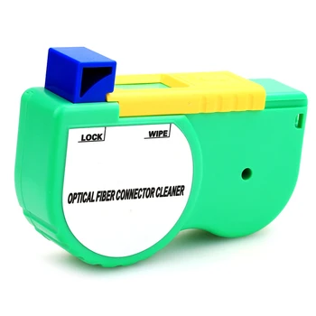Очиститель оптоволоконных разъемов/кассета для очистки волокон, 500-кратный очиститель кассет / Коробка для очистки оптоволокна