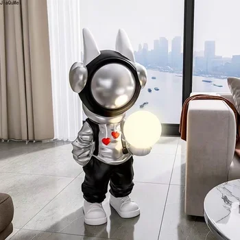 Модная игрушка астронавт, большая торшерная лампа, статуя для гостиной, статуя для спальни, Украшение для домашнего творчества, подарки