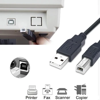 Высокоскоростной USB 2.0 A-B штекерный кабель для Canon Brother Samsung HP Epson Шнур для принтера 1,5 м 5 м 10 м 3 м