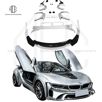 Высококачественный Автомобильный обвес Передний Бампер + Крыло колеса Для BMW I8 Обвесы 2014 2015 2016 2017 2018 2019