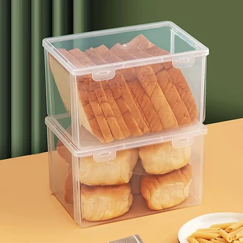 Коробка для хранения контейнеров для хлеба, диспенсер, кейс для рулета, контейнеры для тостов, торта, герметичный контейнер для холодильника, кухни