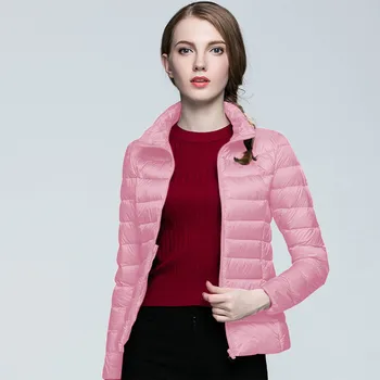 Осенне-зимнее женское уличное Ультралегкое пальто на утином пуху, женские куртки-ветровки, Женские куртки, удобные для хранения, Альпинистские пальто