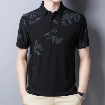 Модная Новая Мужская Дизайнерская одежда, весенне-летние рубашки-поло с вырезом для мужчин, Бесплатная доставка, Корейская одежда, футболка-поло для мужчин 2023