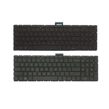 Новая клавиатура для ноутбука HP Pavilion 15-ab 15-ab000 15-ab100 15-ab200 15z-ab100 без рамки, английская клавиатура с подсветкой