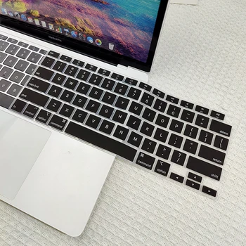 Водонепроницаемый чехол для клавиатуры ноутбука Apple MacBook 11 12 13 14 15 16 дюймов, силиконовая защитная пленка для ноутбука, чехол для кожи