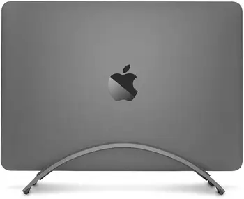 Алюминиевая вертикальная компактная подставка для ноутбука с регулируемой док-станцией, настольная подставка для MacBook Pro Air Retina, 3 шт., кремнезем