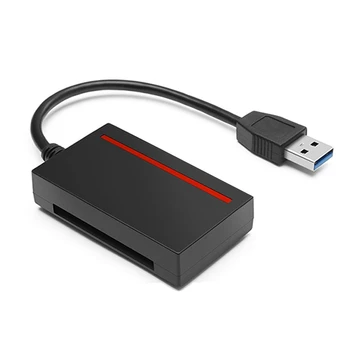 Адаптер USB 3.0 на SATA, аксессуар для кард-ридера Cfast и 2,5-дюймовый жесткий диск HDD/Одновременное чтение, запись SSD и CF-карты