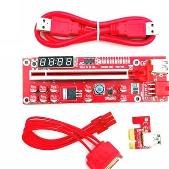 Удлинитель видеокарты PCIE V013PRO цифровая трубка USB3.0 кабель для передачи видеокарты PCI-E от 1X до 16X контроля температуры