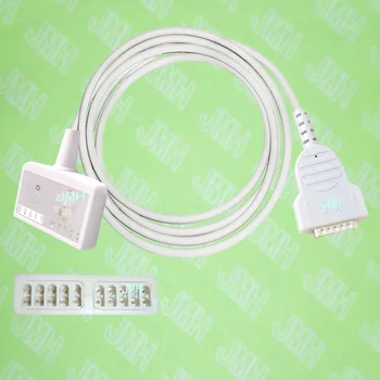 Совместимость с 15-контактными ЭКГ-аппаратами GE MAC-500 и MAC-1200 магистральный кабель multi-link с 10 выводами, AHA или IEC, используется для 412680-001.