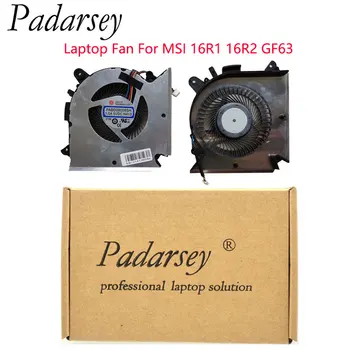 Вентилятор Охлаждения процессора ноутбука Padarsey для ноутбуков Серии MSI GF63 MS-16R1 MS-16R2 E322500300A PABD08008SH N413