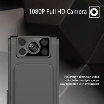 A19 HD 1080p USB-Рекордер Для зарядки Телескопическая конференц-камера Для занятий спортом на открытом воздухе Портативная Записывающая камера с магнитным зажимом сзади